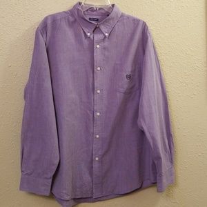 Men's purple dress shirt